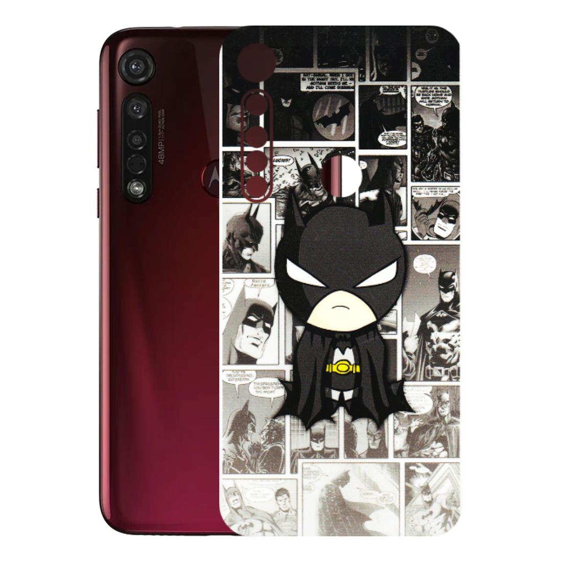 Motorola Phone Skins (All Models) - Toon Batman - 3D Embossed Finish (L-182) Motorola Moto G8 Plus