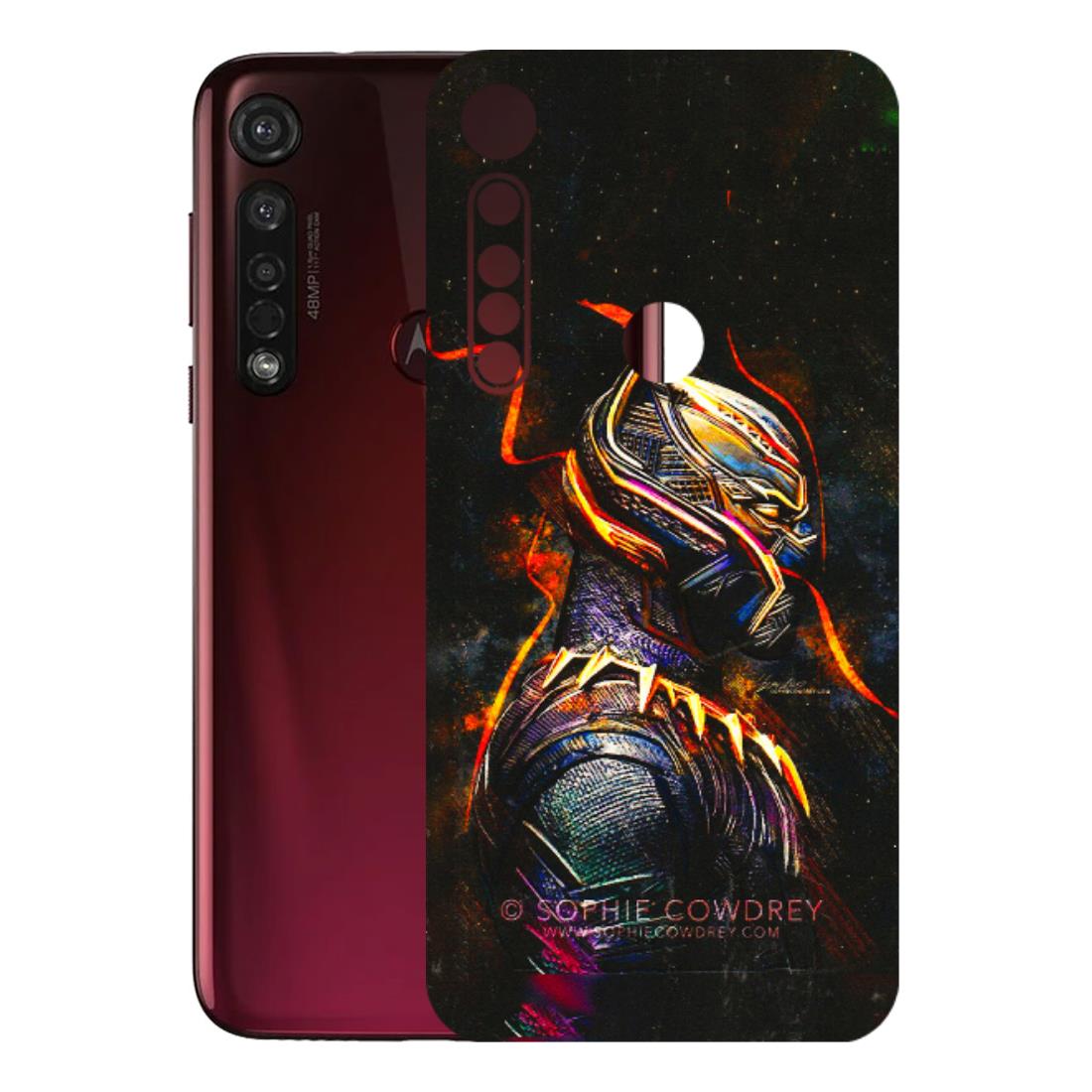 Motorola Phone Skins (All Models) - Black Panther - 3D Embossed Finish (L-190) Motorola Moto G8 Plus