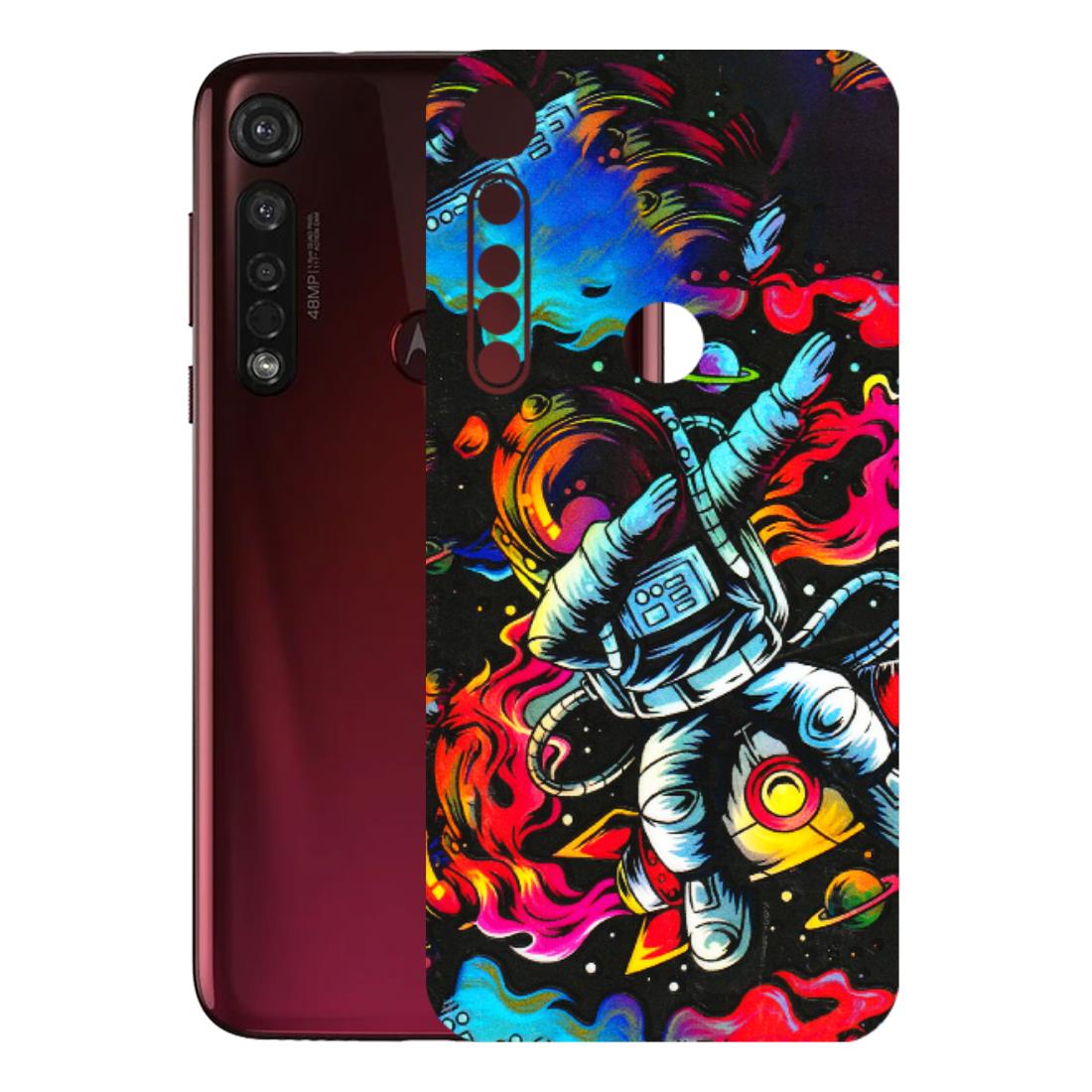 Motorola Phone Skins (All Models) - Astronaut Dope - 3D Embossed Finish (L-191) Motorola Moto G8 Plus