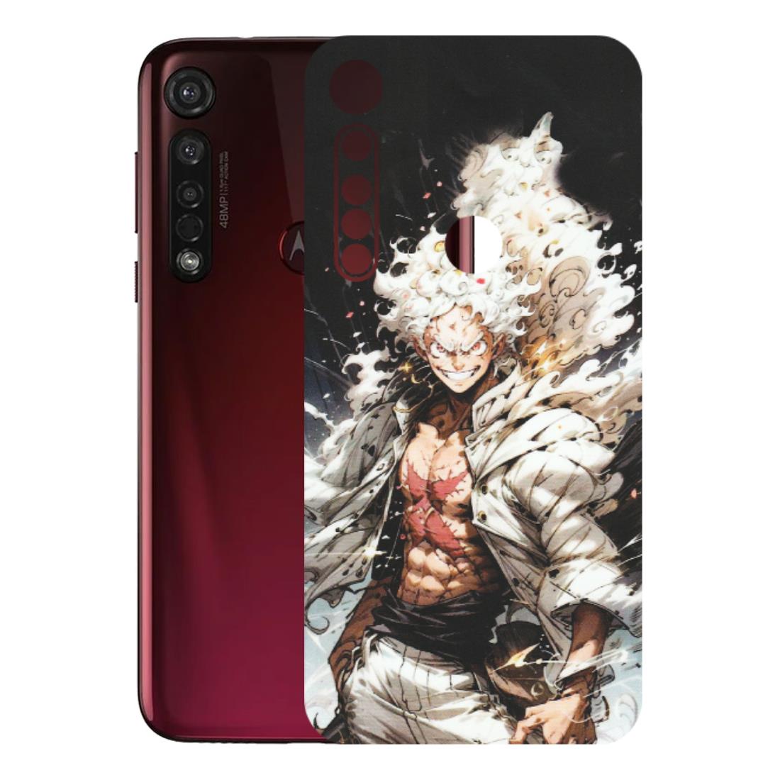 Motorola Phone Skins (All Models) - Anime Angry Classy Character - Matte Finish (M-34) Motorola Moto G8 Plus