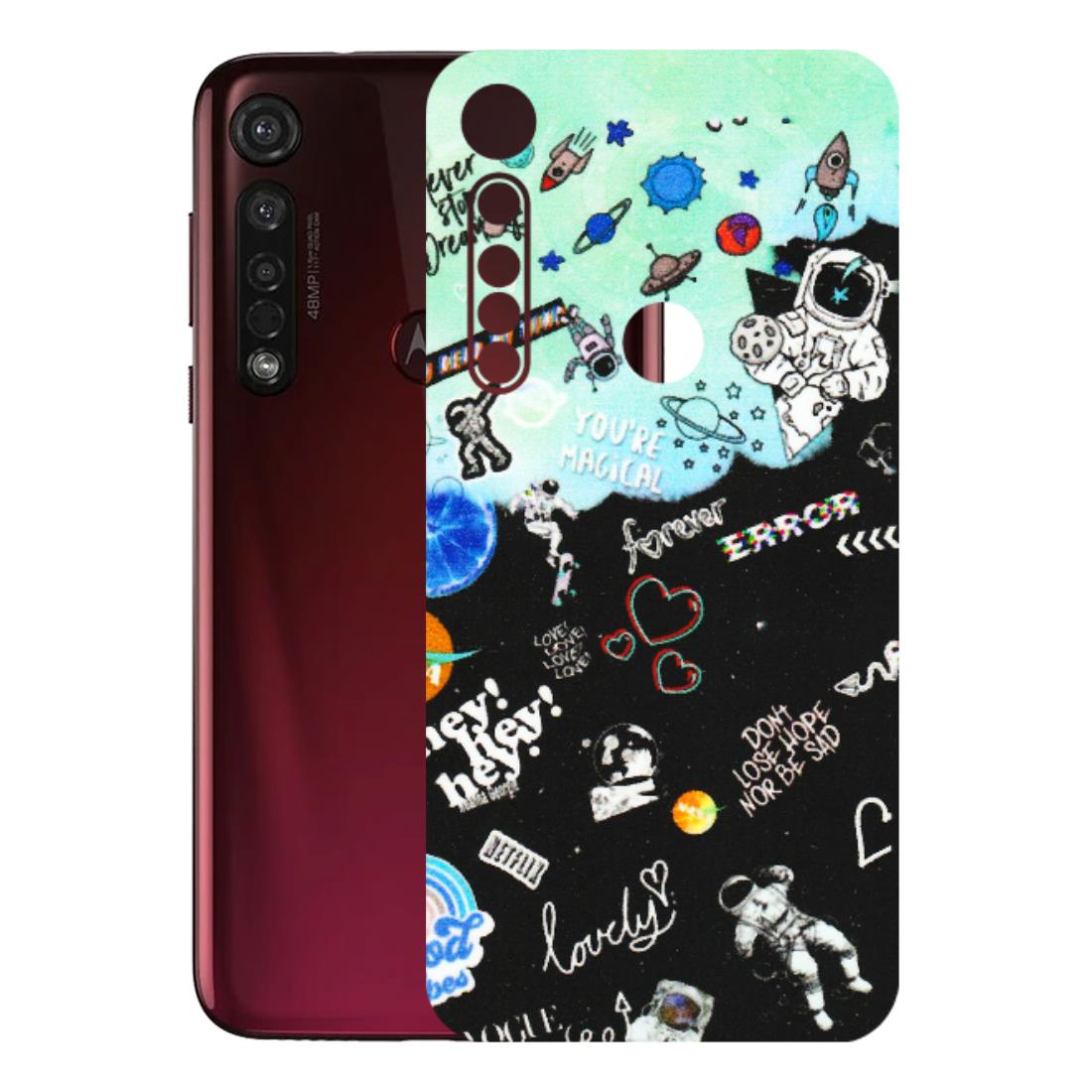 Motorola Phone Skins (All Models) - Living In A Space Dream - Matte Finish (M-46) Motorola Moto G8 Plus