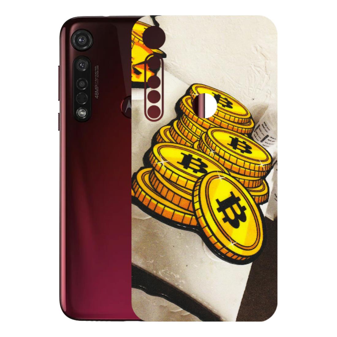 Motorola Phone Skins (All Models) - Billionaire Bitcoin Collection - Matte Finish (M-92) Motorola Moto G8 Plus
