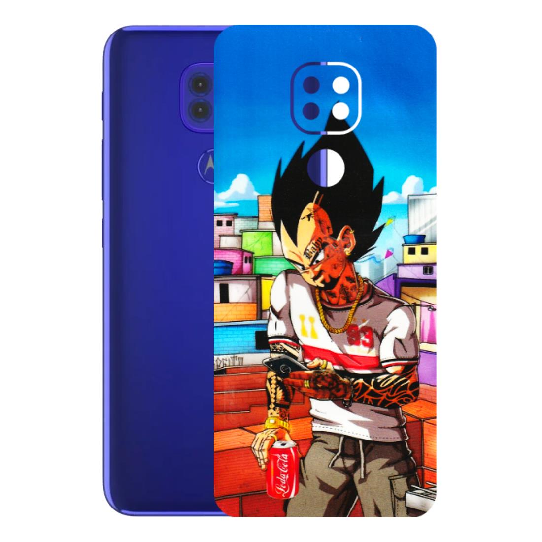Motorola Phone Skins (All Models) - Vegeta - 3D Embossed Finish (L-136) Motorola Moto G9