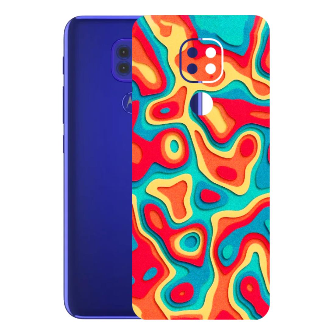 Motorola Phone Skins (All Models) - Abstract Swirl - 3D Embossed Finish (L-150) Motorola Moto G9