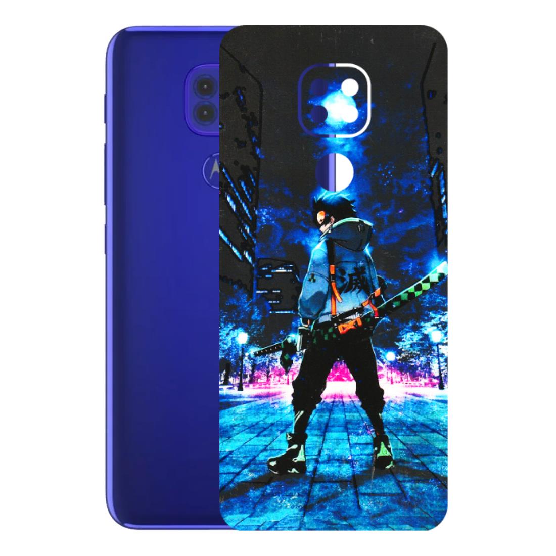 Motorola Phone Skins (All Models) - Demon Slayer Sword - 3D Embossed Finish (L-247) Motorola Moto G9