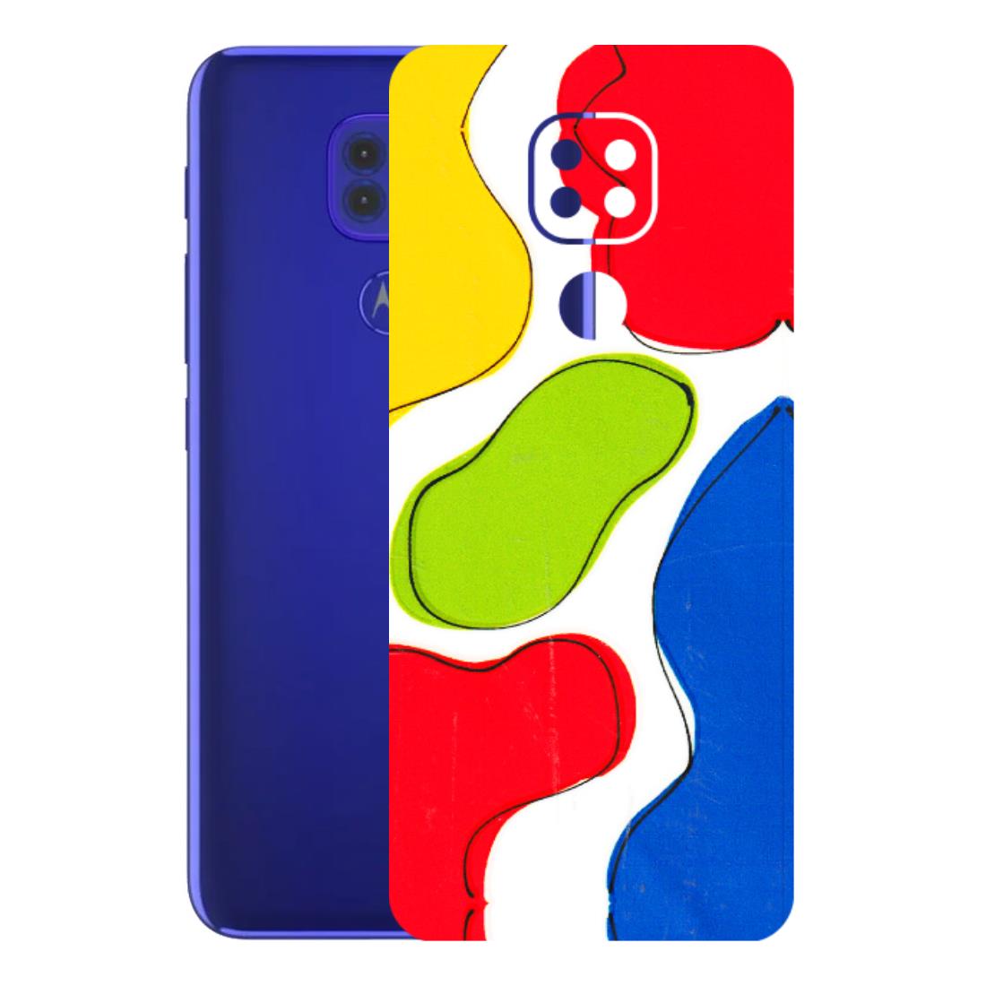 Motorola Phone Skins (All Models) - RGB Colour Paint - 3D Embossed Finish (L-284) Motorola Moto G9