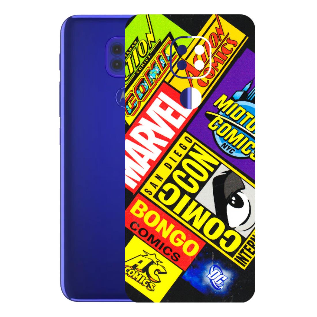 Motorola Phone Skins (All Models) - Bongo Comic Con - 3D Embossed Finish (L-325) Motorola Moto G9