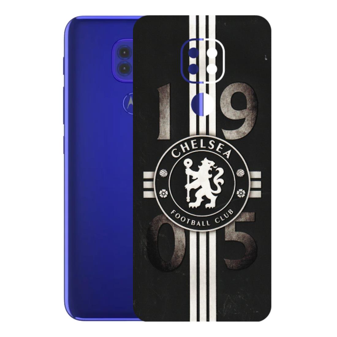 Motorola Phone Skins (All Models) - Chelsea Fan Club - 3D Embossed Finish (L-36) Motorola Moto G9