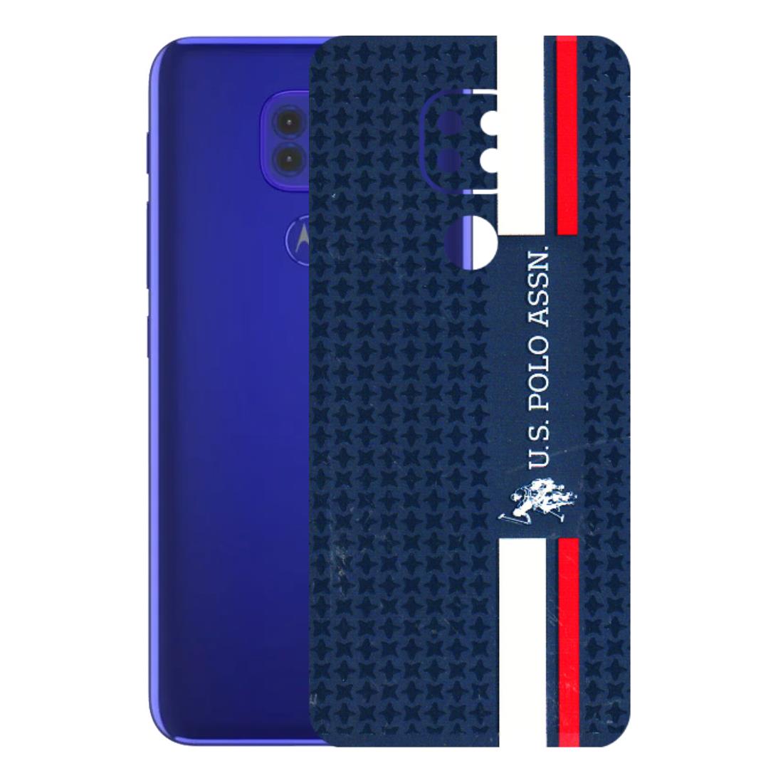 Motorola Phone Skins (All Models) - US POLO Designer Brand - 3D Embossed Finish (L-65) Motorola Moto G9