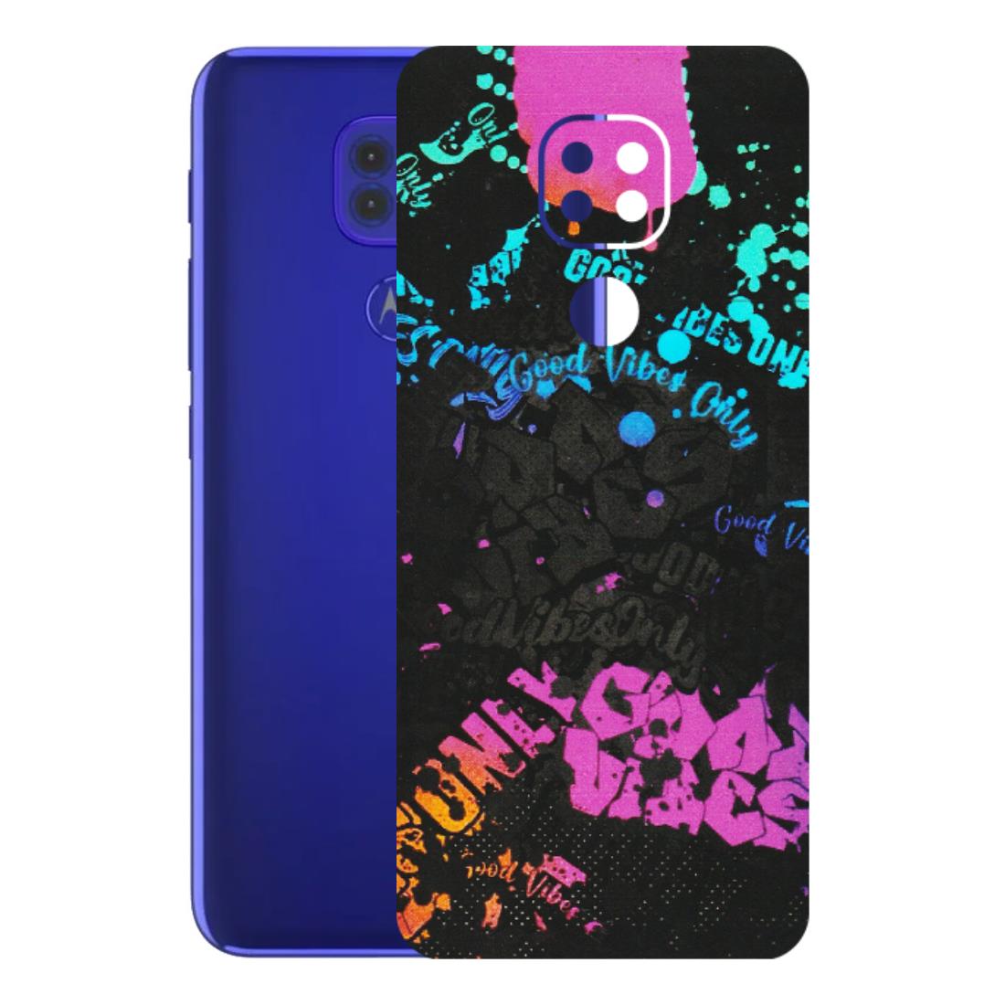 Motorola Phone Skins (All Models) - Majestic Black Vibes - Matte Finish (M-62) Motorola Moto G9