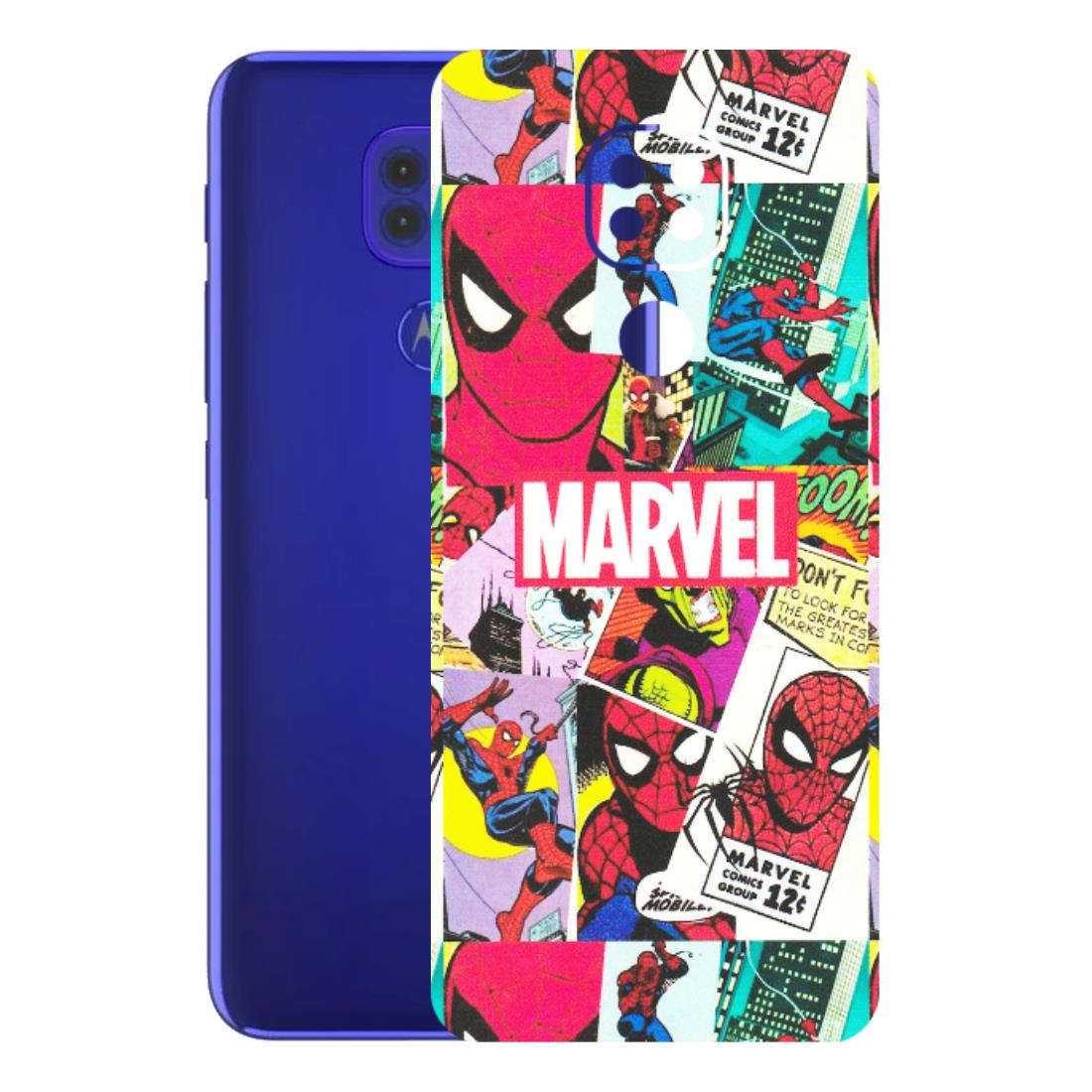Motorola Phone Skins (All Models) - Marvel Comic Spiderman Grafitti - Matte Finish (M-72) Motorola Moto G9