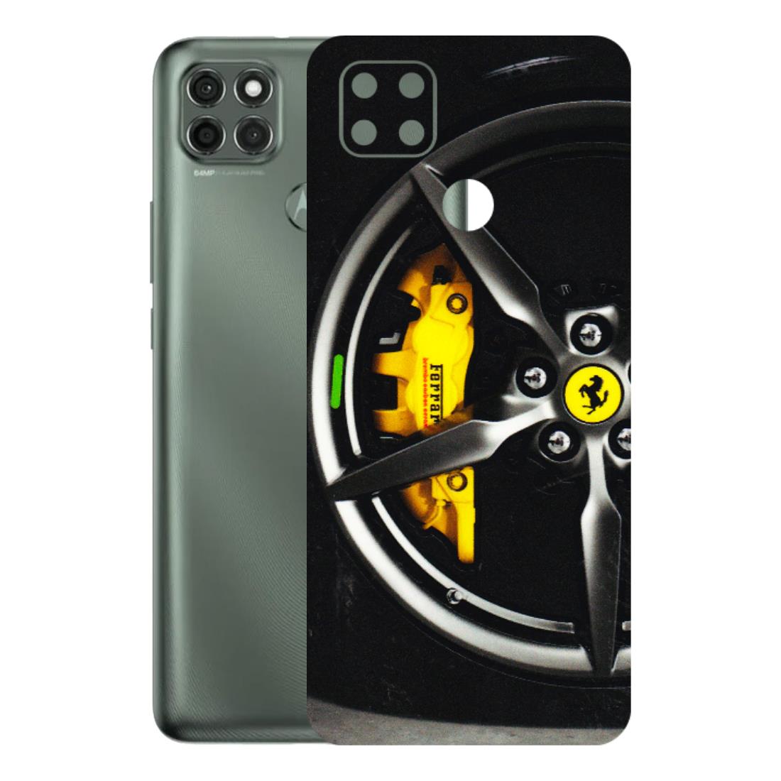 Motorola Phone Skins (All Models) - Ferrari Wheel Alloy - 3D Embossed Finish (L-173) Motorola Moto G9 Power