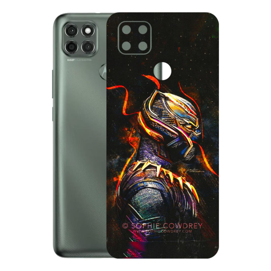 Motorola Phone Skins (All Models) - Black Panther - 3D Embossed Finish (L-190) Motorola Moto G9 Power