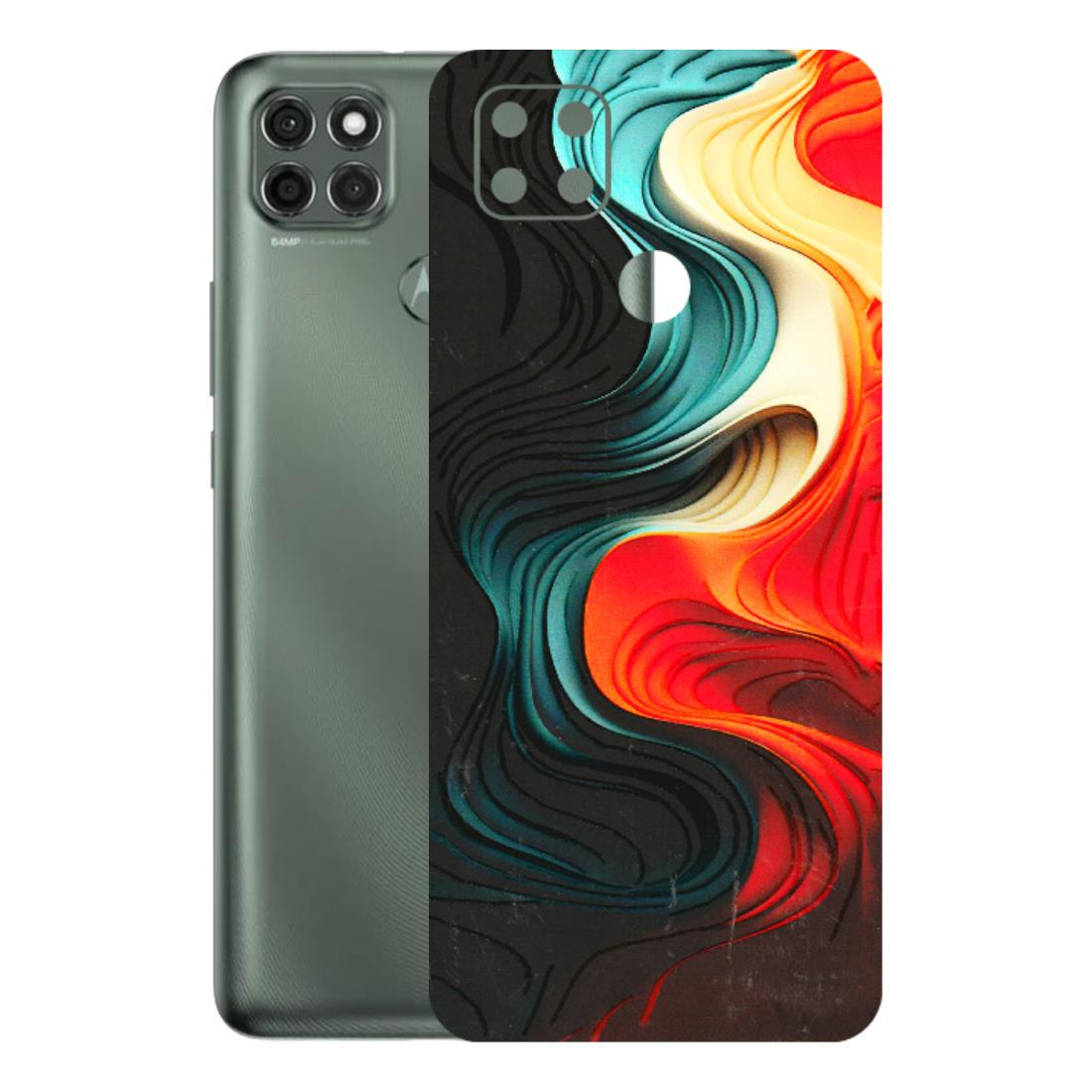 Motorola Phone Skins (All Models) - The Silky Swirl - 3D Embossed Finish (L-240) Motorola Moto G9 Power