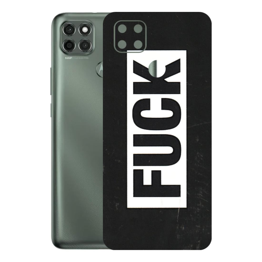 Motorola Phone Skins (All Models) - The F Word - 3D Embossed Finish (L-255) Motorola Moto G9 Power