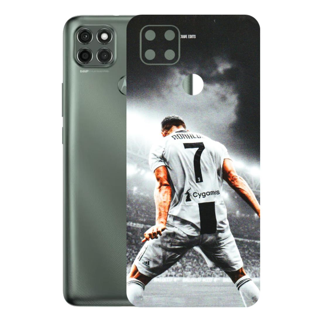Motorola Phone Skins (All Models) - Ronaldo CR7 Crazy - 3D Embossed Finish (L-44) Motorola Moto G9 Power