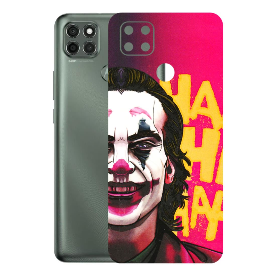 Motorola Phone Skins (All Models) - Joker Evil Laugh - 3D Embossed Finish (L-97) Motorola Moto G9 Power