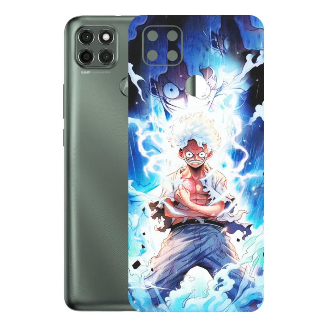 Motorola Phone Skins (All Models) - Blue Thunder Luffy Anime - Matte Finish (M-132) Motorola Moto G9 Power