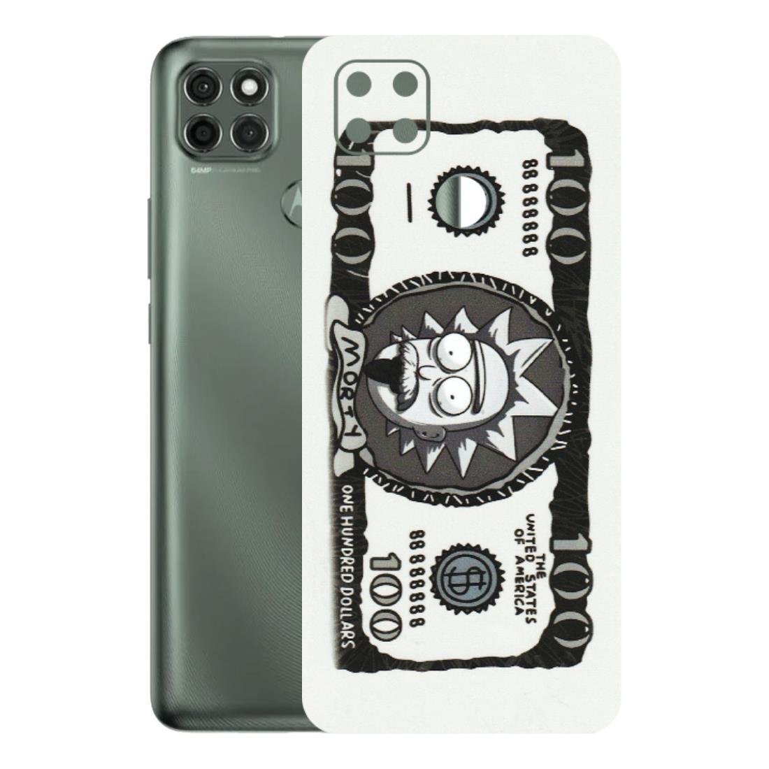 Motorola Phone Skins (All Models) - Rick And Morty Hundred Dollar Anime - Matte Finish (M-161) Motorola Moto G9 Power