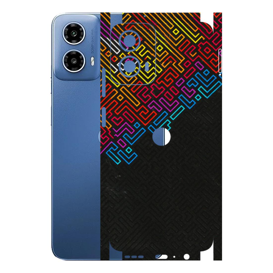 Motorola Phone Skins (All Models) - Dotme Pattern Art - 3D Embossed Finish (L-121) Motorola Moto G 34 (5G)