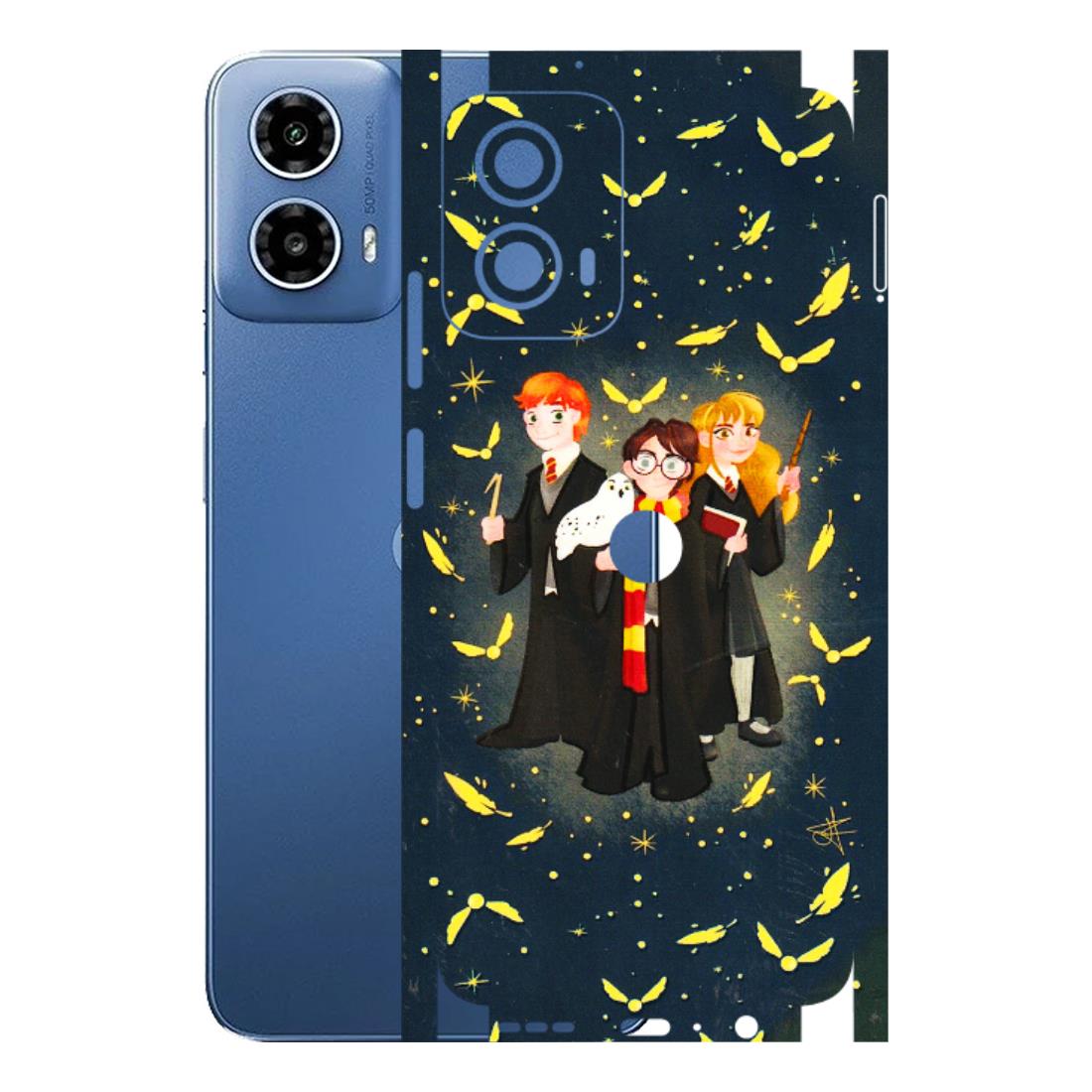 Motorola Phone Skins (All Models) - Harry Potter - 3D Embossed Finish (L-183) Motorola Moto G 34 (5G)