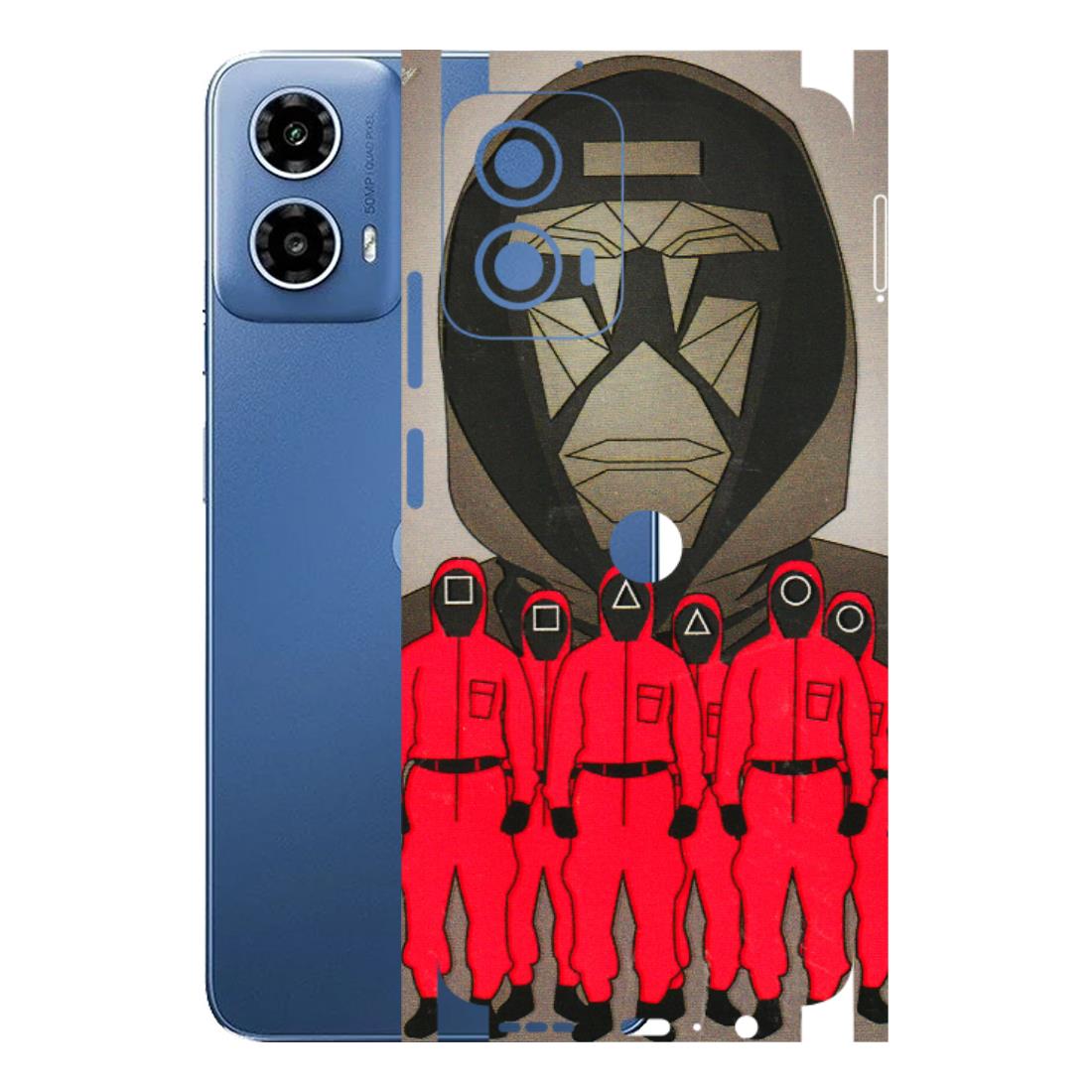 Motorola Phone Skins (All Models) - Squid Game Hero - 3D Embossed Finish (L-245) Motorola Moto G 34 (5G)