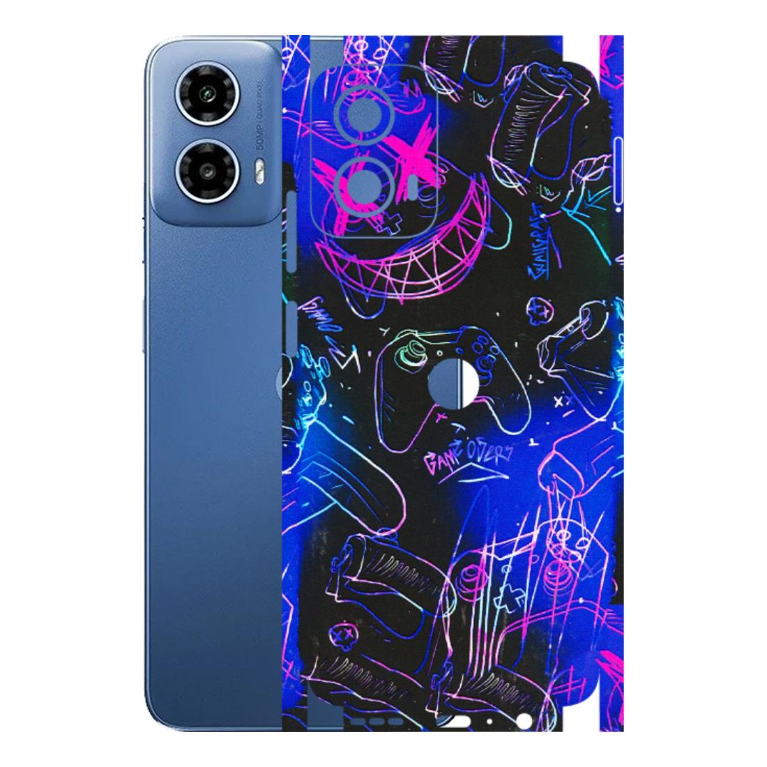 Motorola Phone Skins (All Models) - Gamers Paradise - 3D Embossed Finish (L-258) Motorola Moto G 34 (5G)