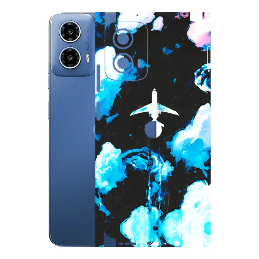 Motorola Phone Skins (All Models) - Travel In Airline - 3D Embossed Finish (L-264) Motorola Moto G 34 (5G)
