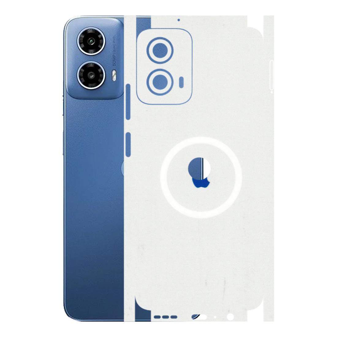 Motorola Phone Skins (All Models) - iPhone Magsafe Logo - 3D Embossed Finish (L-320) Motorola Moto G 34 (5G)