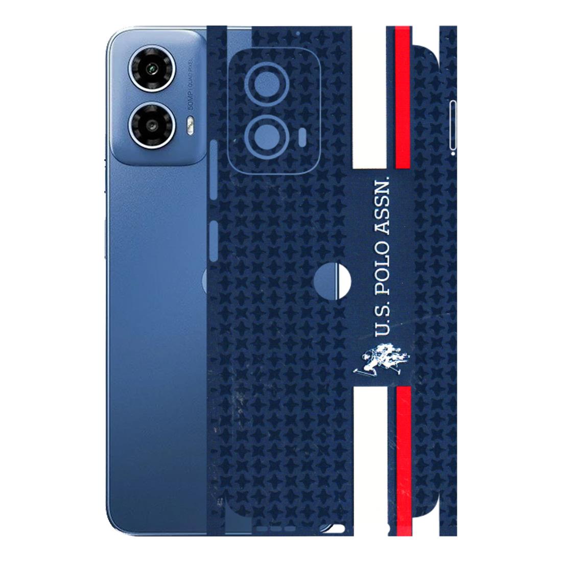 Motorola Phone Skins (All Models) - US POLO Designer Brand - 3D Embossed Finish (L-65) Motorola Moto G 34 (5G)