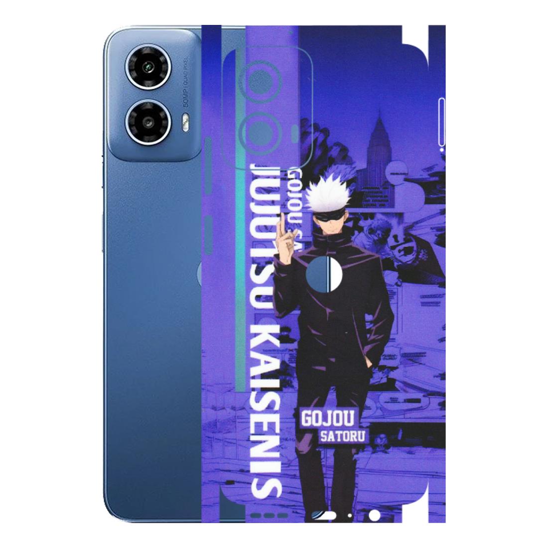 Motorola Phone Skins (All Models) - Jujutsu Kaisen Gojo - Matte Finish (M-05) Motorola Moto G 34 (5G)