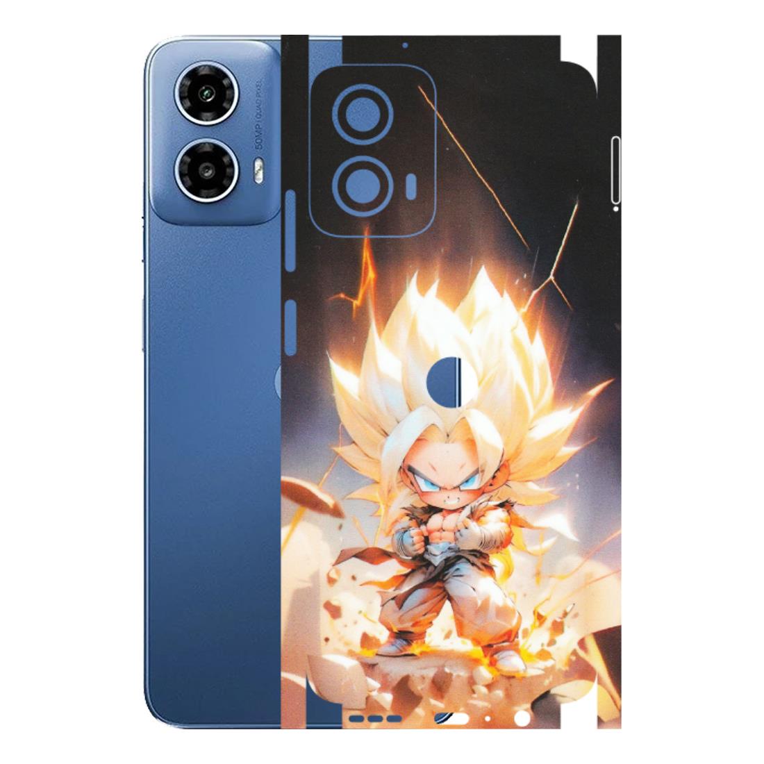 Motorola Phone Skins (All Models) - Goku Dragon Cute Anime - Matte Finish (M-131) Motorola Moto G 34 (5G)