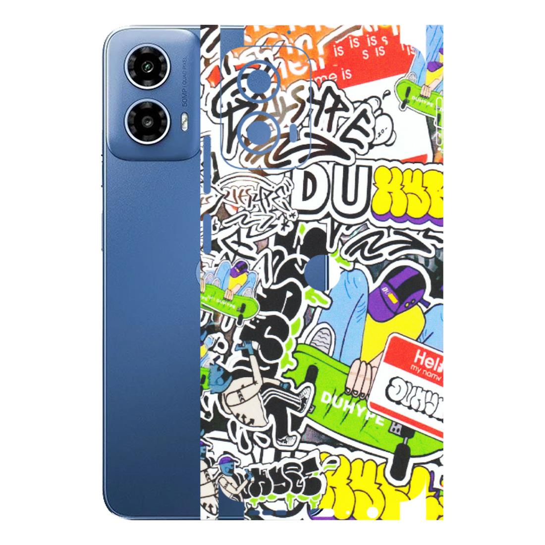 Motorola Phone Skins (All Models) - Dope Graffiti - Matte Finish (M-61) Motorola Moto G 34 (5G)