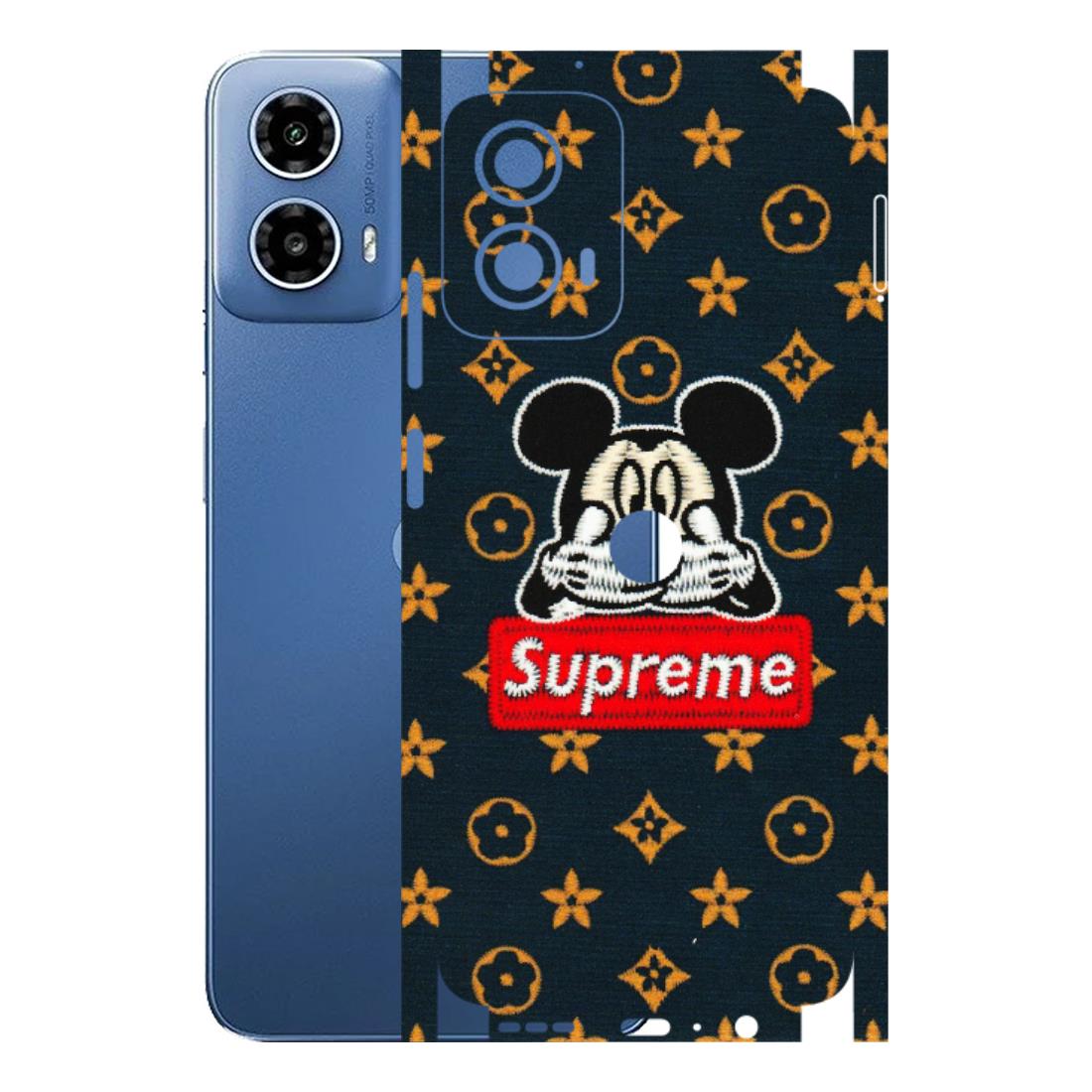 Motorola Phone Skins (All Models) - Mickey Supreme - Matte Finish (M-83) Motorola Moto G 34 (5G)