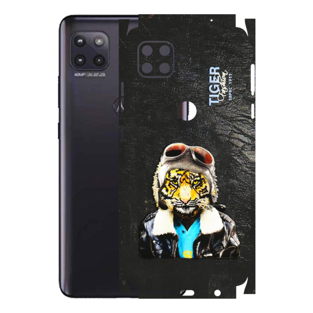 Motorola Phone Skins (All Models) - Rider Tiger - 3D Embossed Finish (L-113) Motorola Moto G (5G)