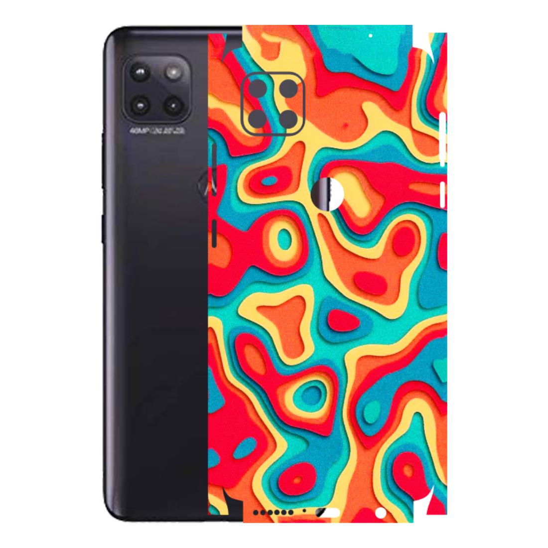 Motorola Phone Skins (All Models) - Abstract Swirl - 3D Embossed Finish (L-150) Motorola Moto G (5G)