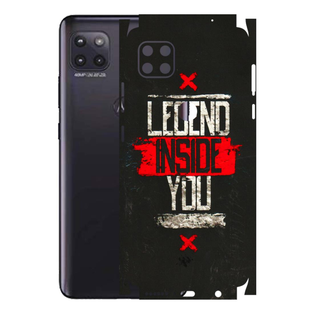 Motorola Phone Skins (All Models) - Legend Inside You - 3D Embossed Finish (L-186) Motorola Moto G (5G)