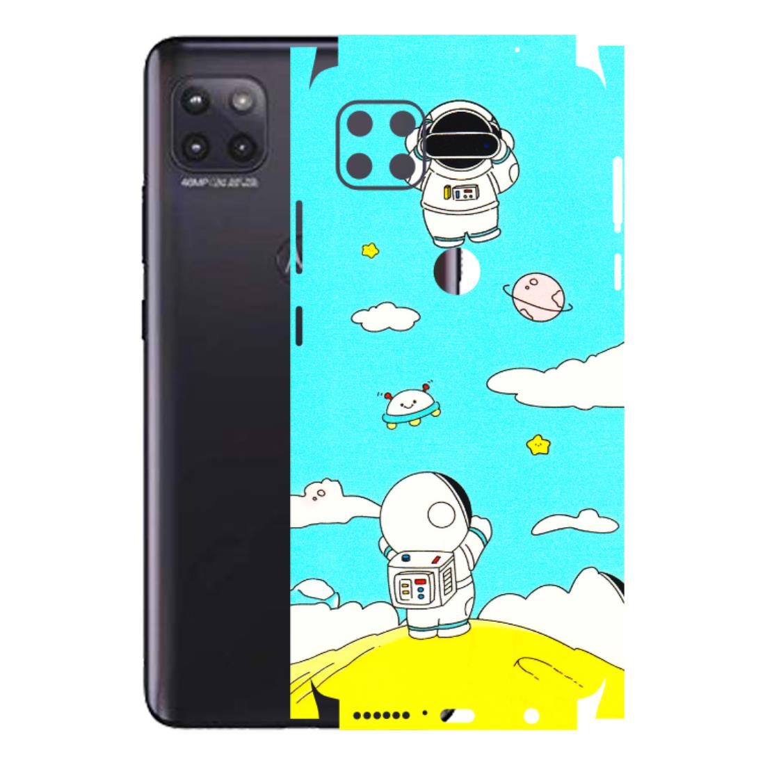 Motorola Phone Skins (All Models) - Blue Skies Astro Float - 3D Embossed Finish (L-230) Motorola Moto G (5G)