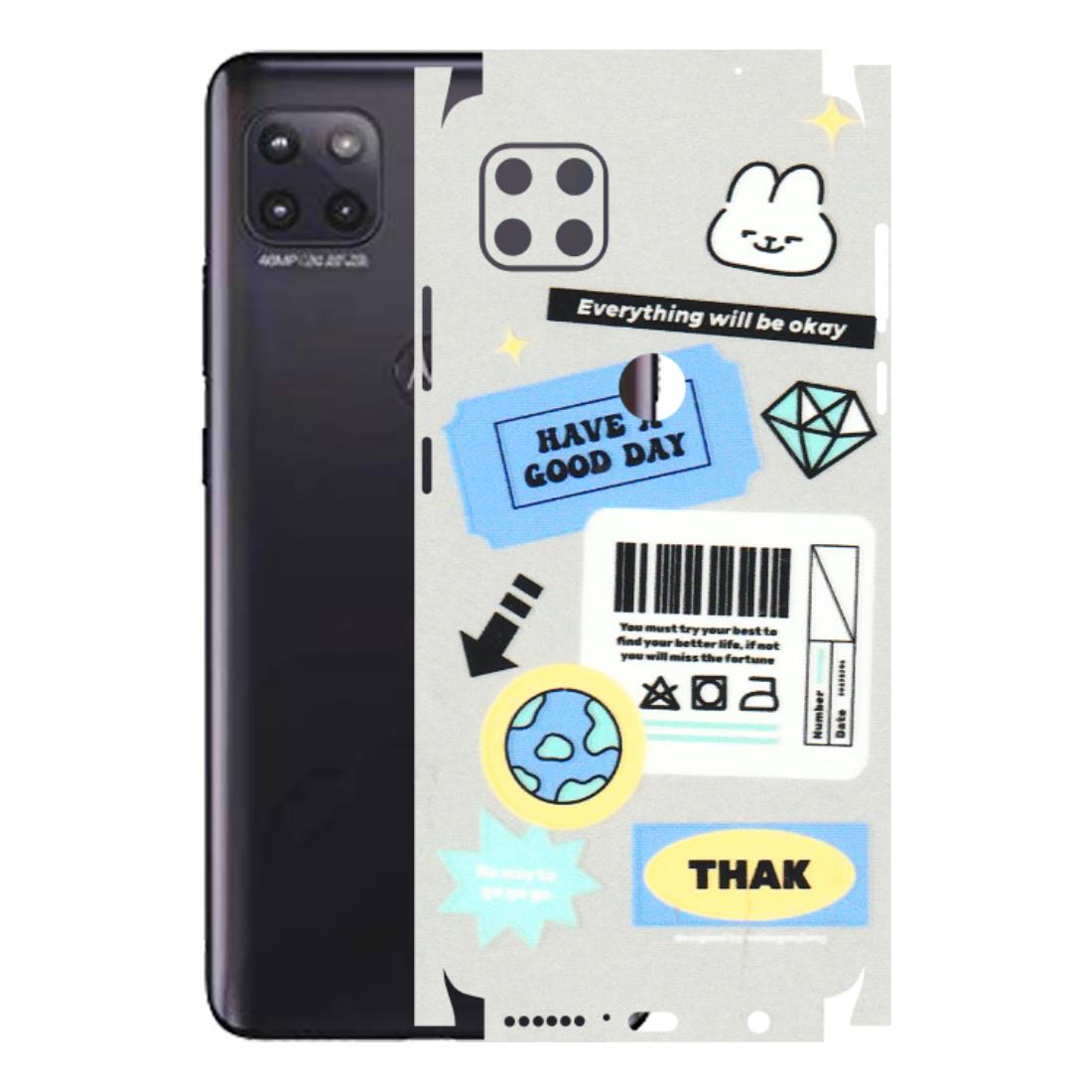 Motorola Phone Skins (All Models) - Will Be Okay Design - 3D Embossed Finish (L-316) Motorola Moto G (5G)