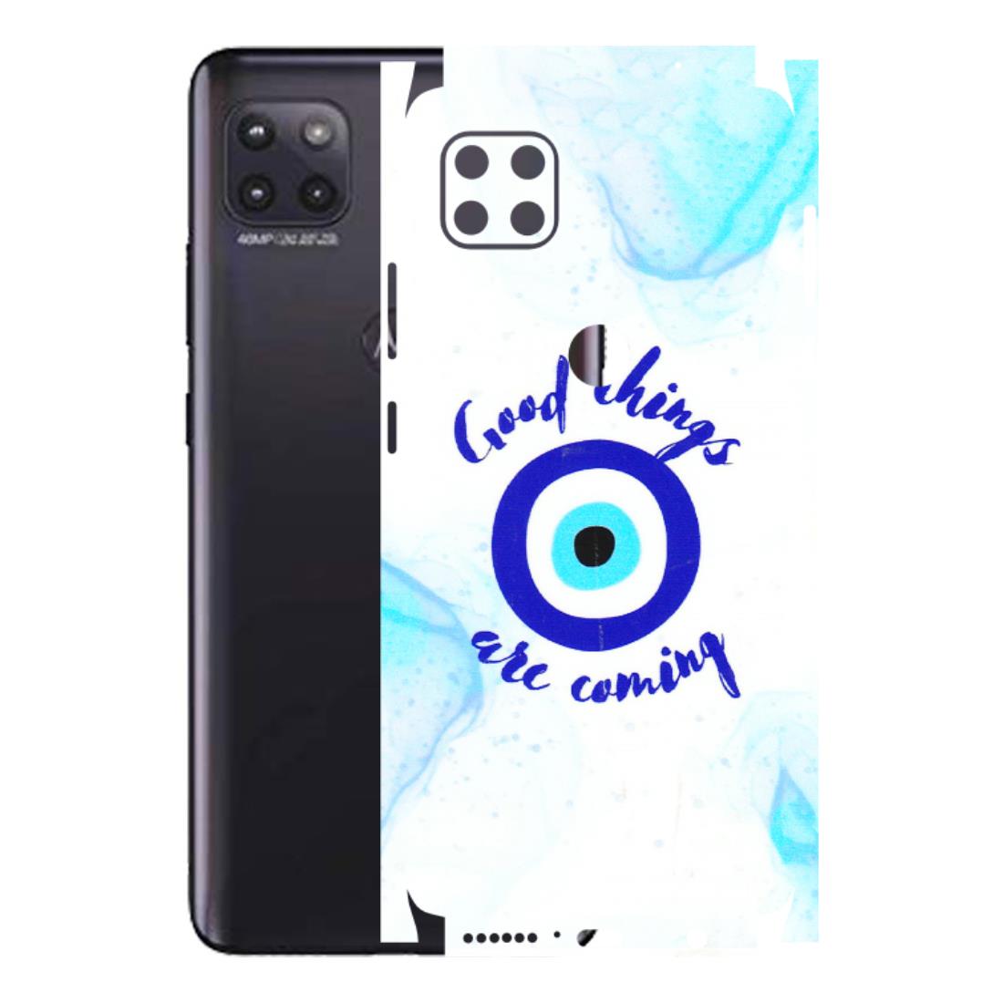 Motorola Phone Skins (All Models) - Evil Eye Good Things Are Coming - 3D Embossed Finish (L-322) Motorola Moto G (5G)