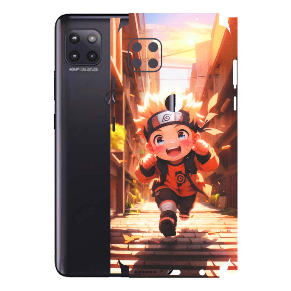 Motorola Phone Skins (All Models) - Naruto Cute Toon Running - Matte Finish (M-04) Motorola Moto G (5G)