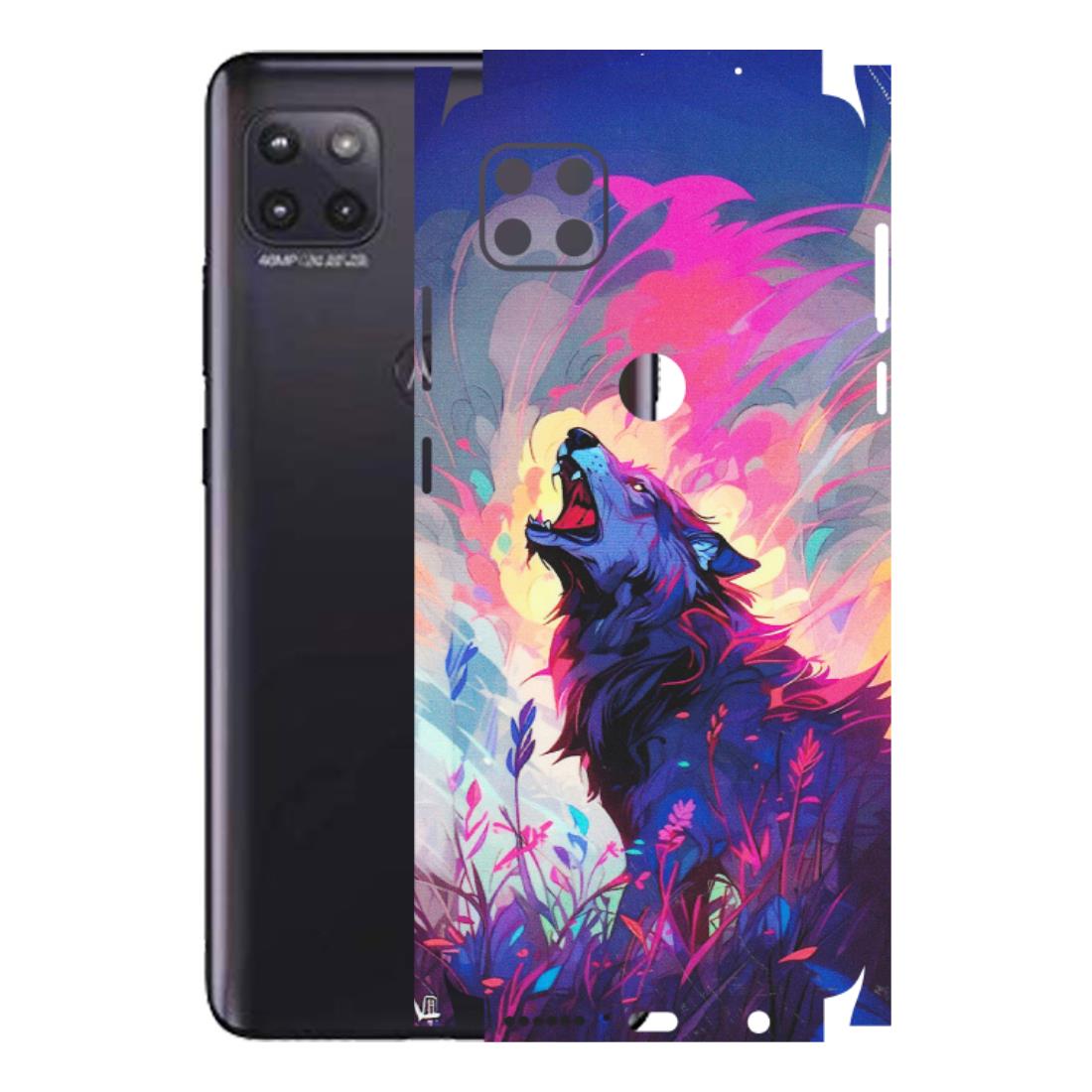 Motorola Phone Skins (All Models) - New Wild Wolf Abstract - Matte Finish (M-125) Motorola Moto G (5G)