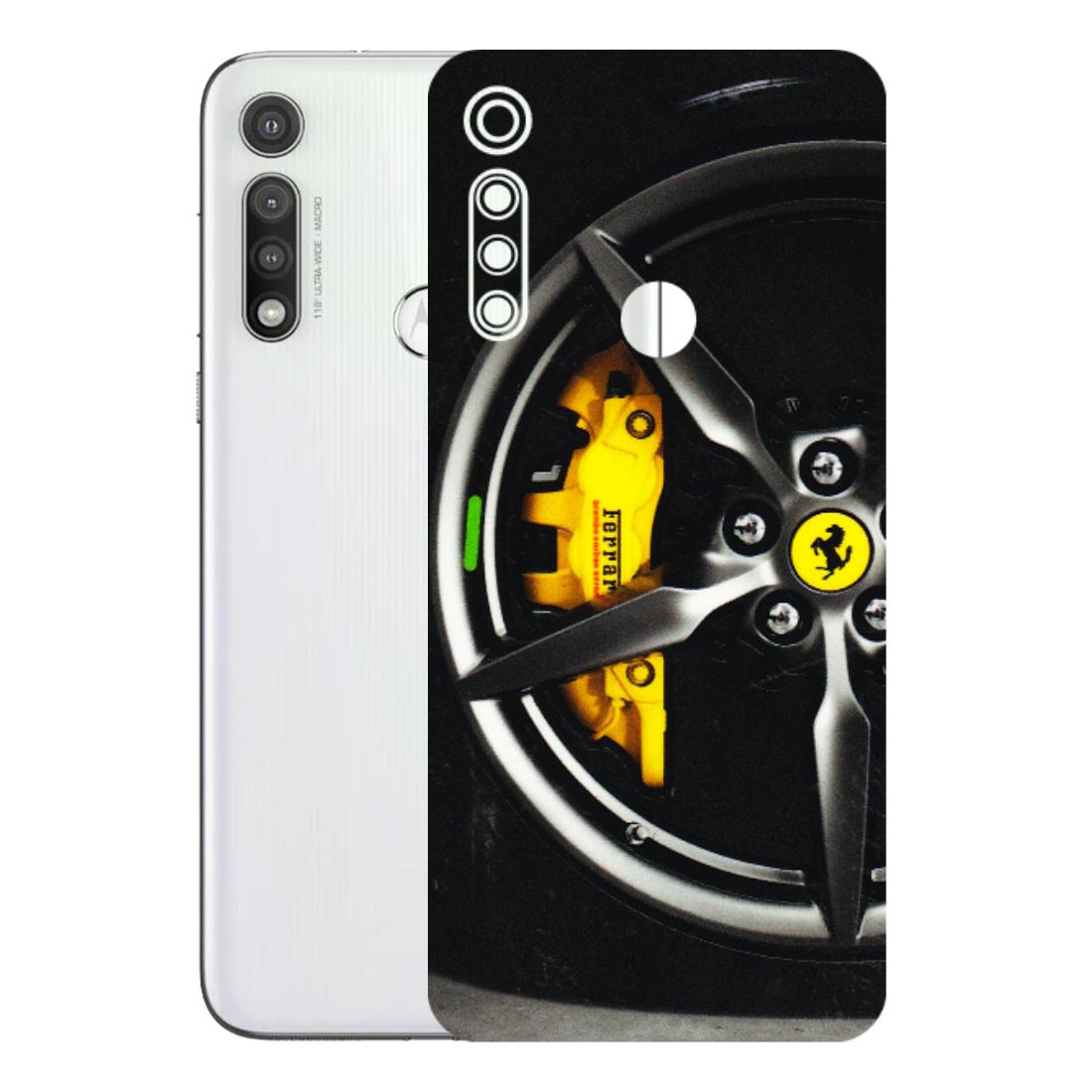 Motorola Phone Skins (All Models) - Ferrari Wheel Alloy - 3D Embossed Finish (L-173) Motorola Moto G Fast
