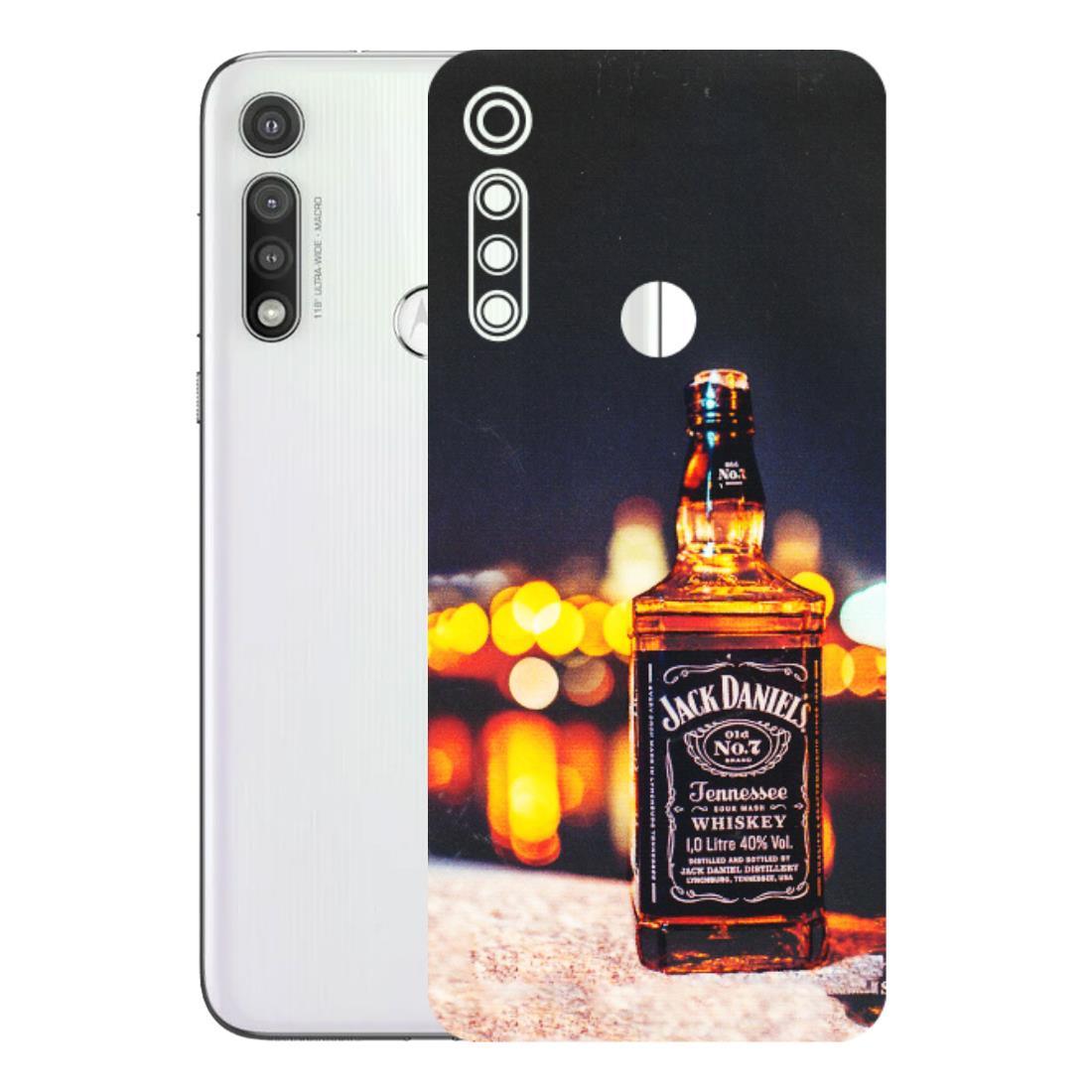 Motorola Phone Skins (All Models) - JD Whiskey Bottle - 3D Embossed Finish (L-20) Motorola Moto G Fast