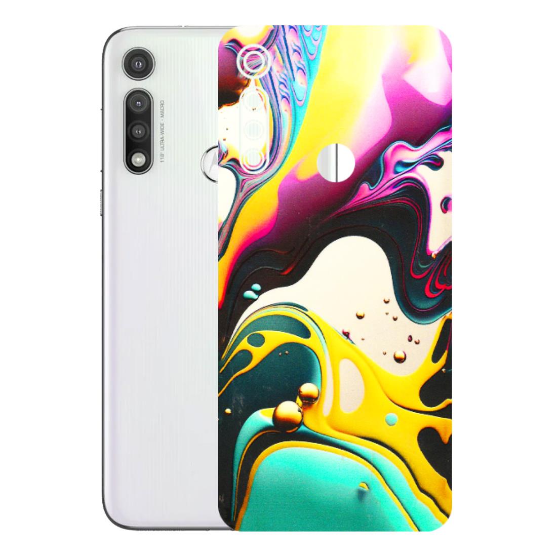 Motorola Phone Skins (All Models) - Multicolor Abstract pattern - 3D Embossed Finish (L-254) Motorola Moto G Fast