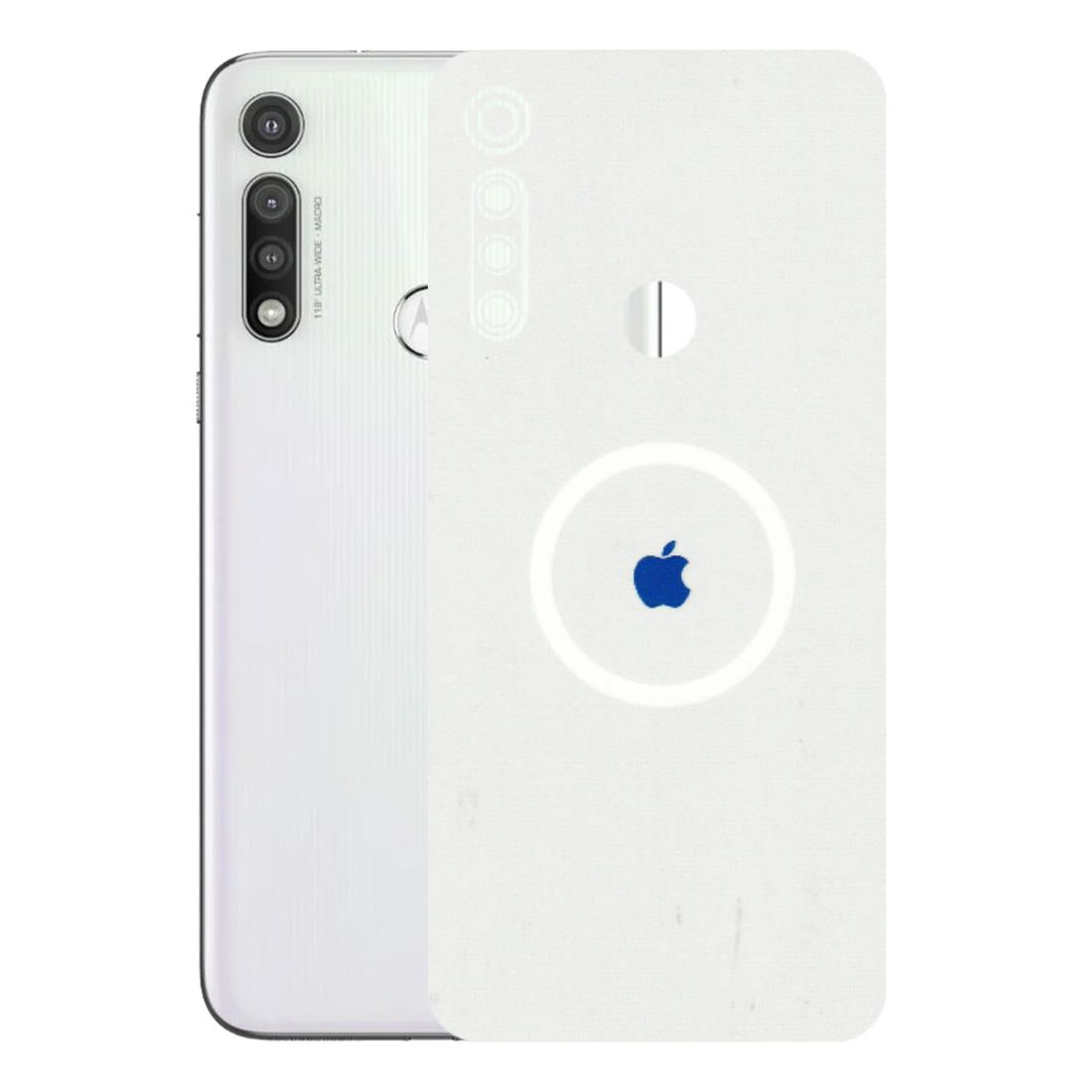 Motorola Phone Skins (All Models) - iPhone Magsafe Logo - 3D Embossed Finish (L-320) Motorola Moto G Fast