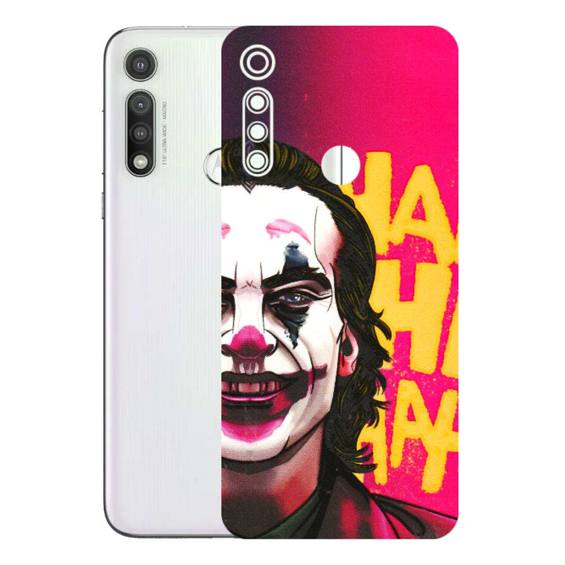 Motorola Phone Skins (All Models) - Joker Evil Laugh - 3D Embossed Finish (L-97) Motorola Moto G Fast
