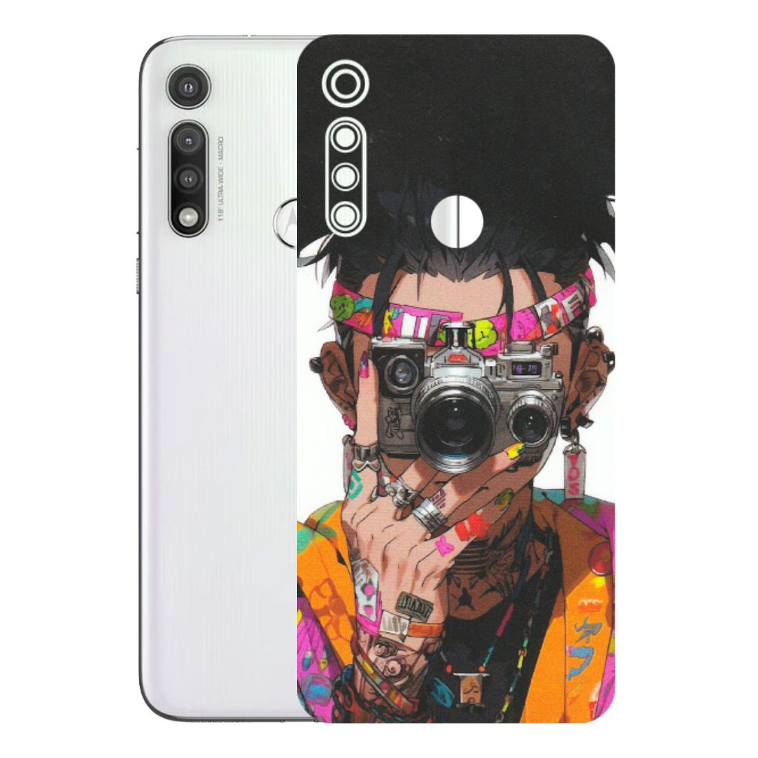 Motorola Phone Skins (All Models) - Camera Lover Girl - Matte Finish (M-09) Motorola Moto G Fast