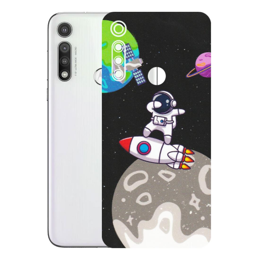 Motorola Phone Skins (All Models) - Astronaut Vibing Toon Running - Matte Finish (M-39) Motorola Moto G Fast