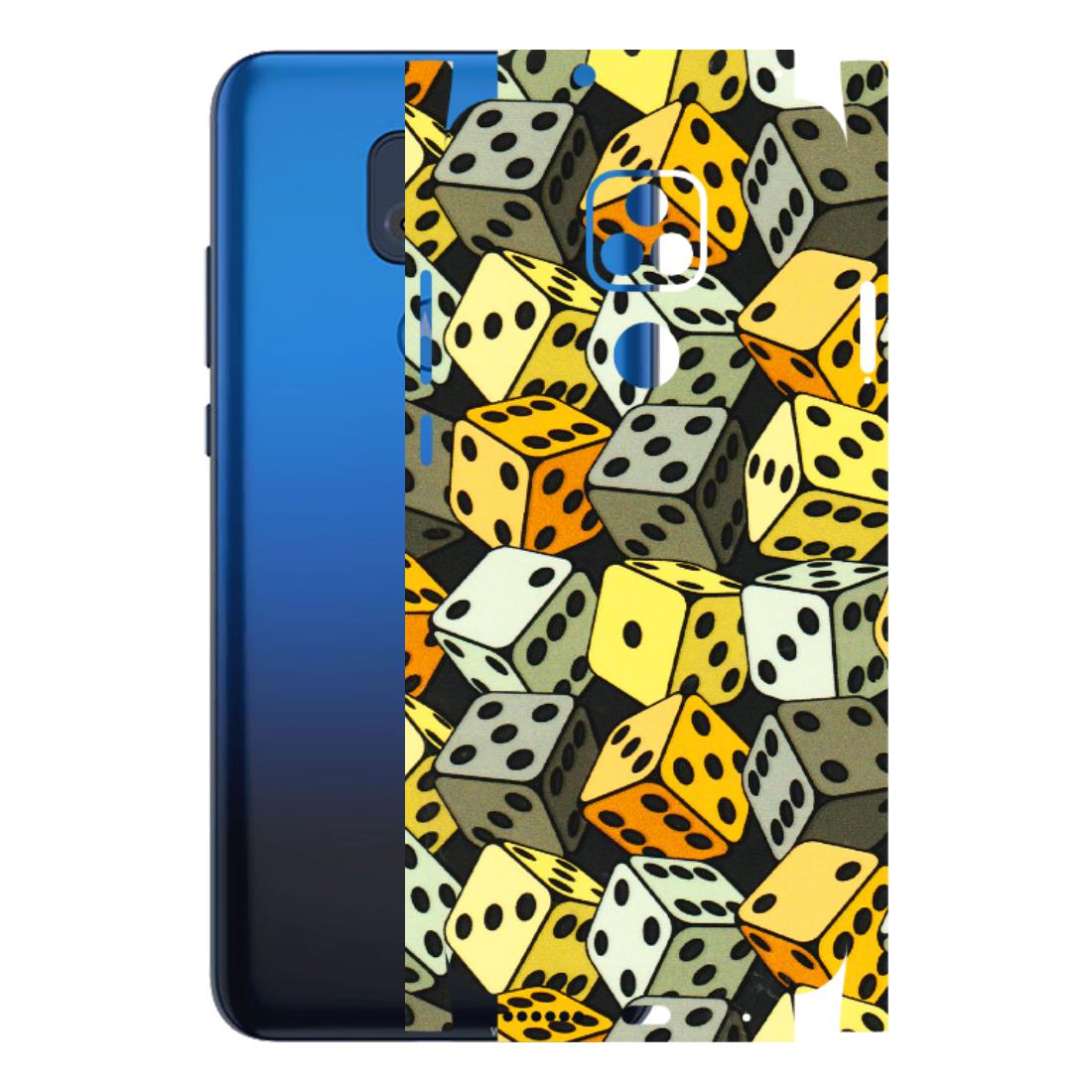 Motorola Phone Skins (All Models) - Dices Of Life - 3D Embossed Finish (L-04) Motorola Moto G Play